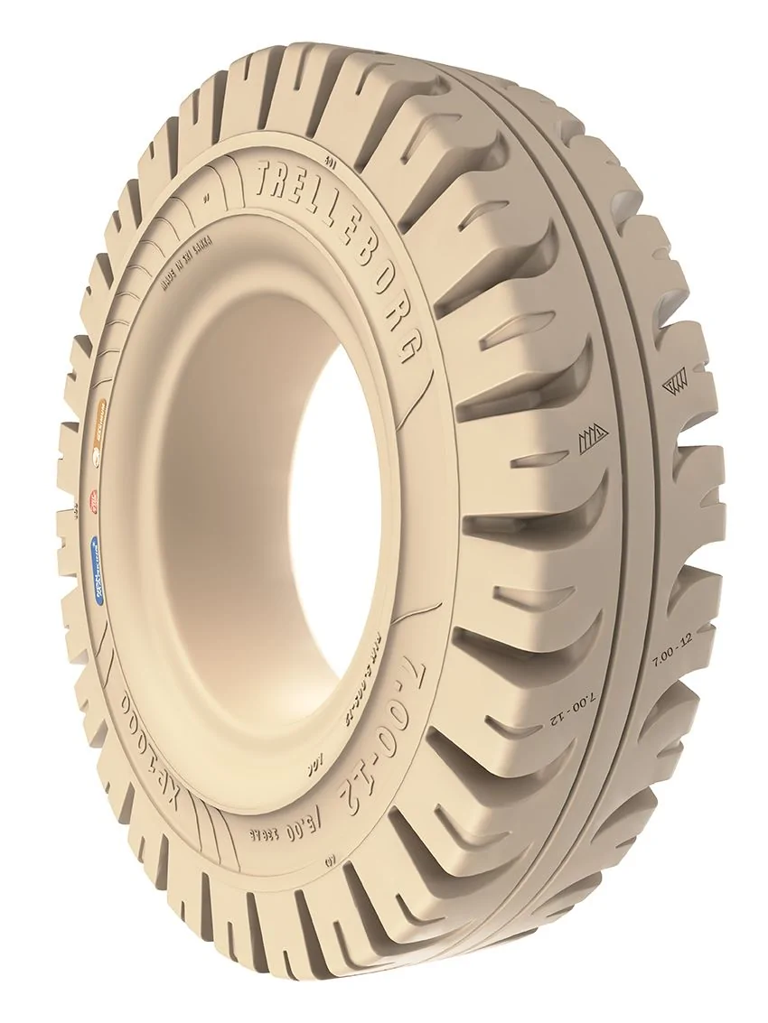 Opona Trelleborg XP1000 15x4 1/2-8/3.00 BIAŁA - NIEBRUDZĄCA